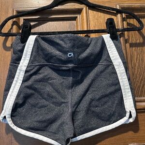 GAP Dark Gray Athletic Shorts with White Trim